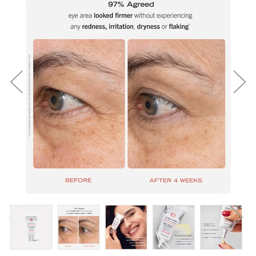 First Aid Beauty New Retinol Line- Eye Cream and Serum - Picture 7 of 13